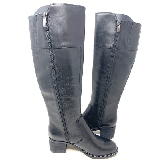 Franco Sarto Lucianna Knee High 100% Leather Boot 6 NEW - Picture 4 of 6